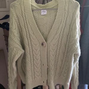 Green Mint Cardigan